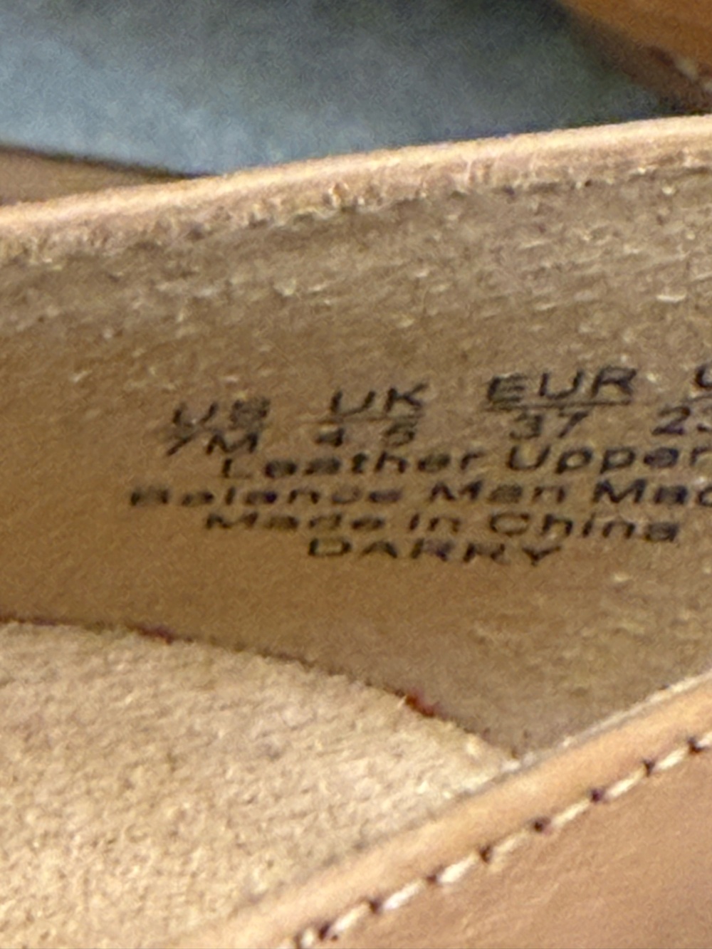 Naturalizer Darry Lug Sole Platform Loafers Tan Cognac Leather Size 7 - Picture 9 of 10
